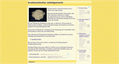 Desktop Screenshot of knoblauchbutter.selbstgemacht.org